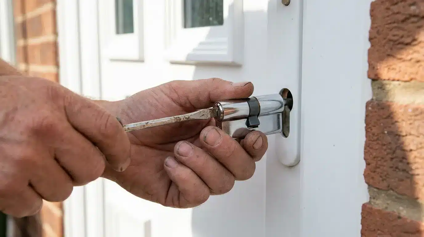 How to change a front door lock